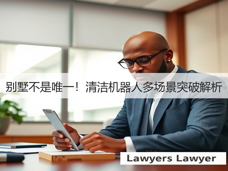 别墅不是唯一！清洁机器人多场景突破解析