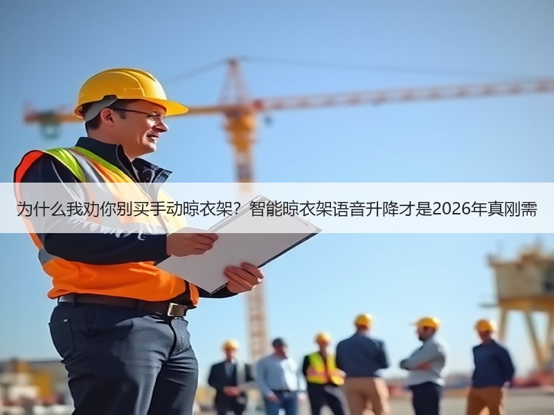 为什么我劝你别买手动晾衣架？智能晾衣架语