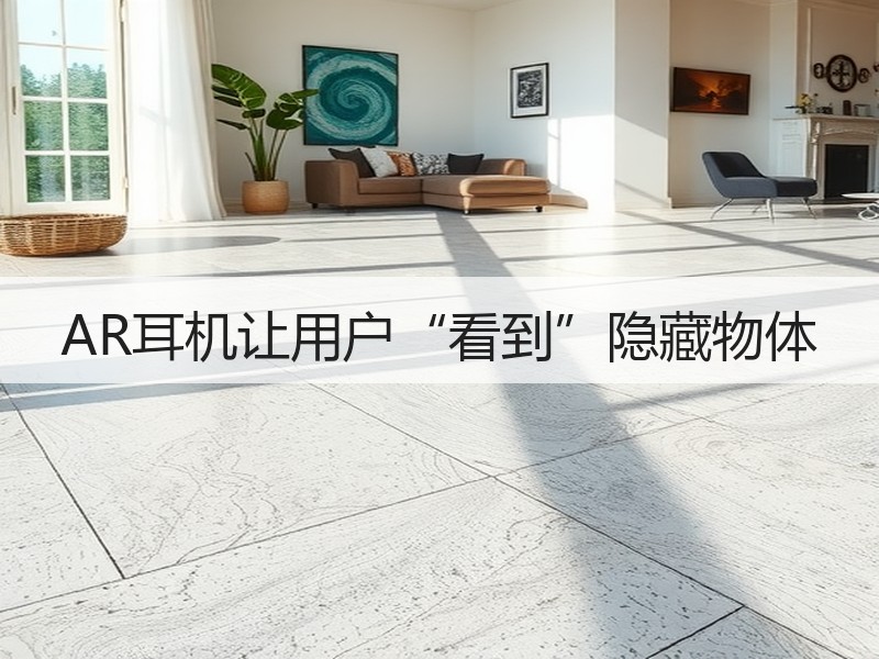 AR耳机让用户“看到”隐藏物体