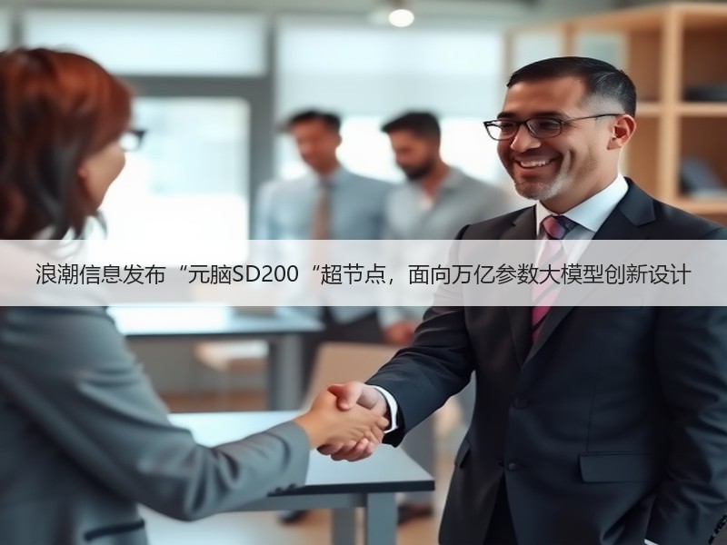 浪潮信息发布“元脑SD200“超节点，面