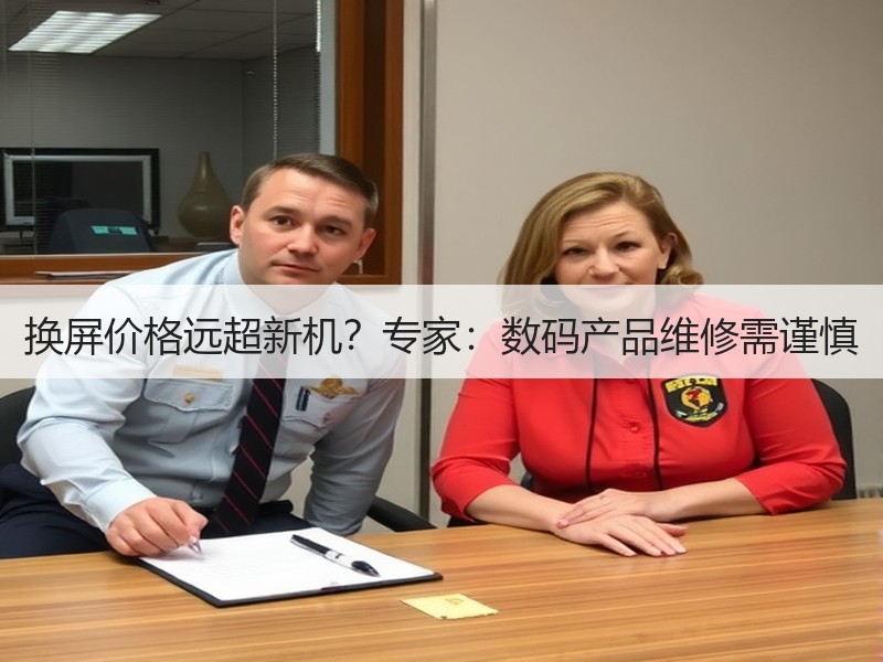 换屏价格远超新机？专家：数码产品维修需谨
