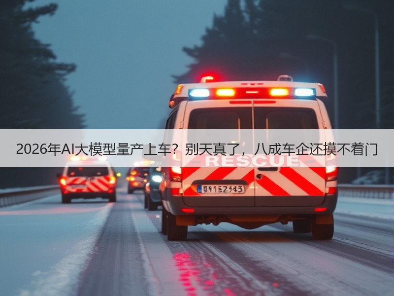 2026年AI大模型量产上车？别天真了，