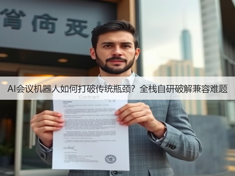 AI会议机器人如何打破传统瓶颈？全栈自研