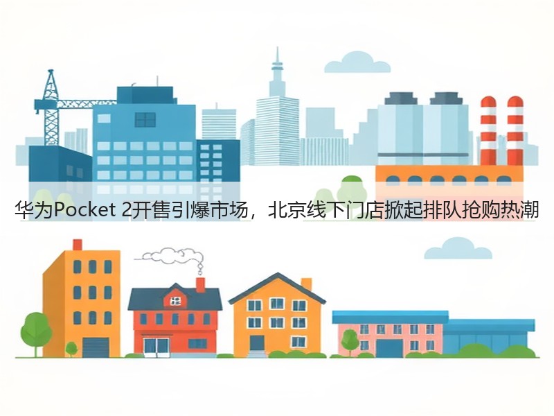 华为Pocket 2开售引爆市场，北京线