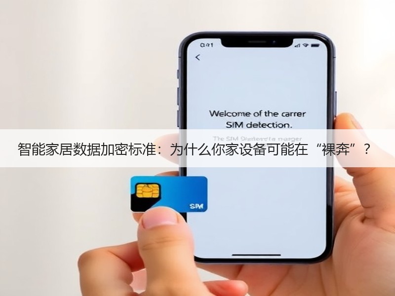 智能家居数据加密标准：为什么你家设备可能