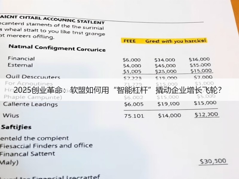 2025创业革命：软盟如何用“智能杠杆”