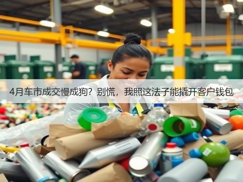 4月车市成交慢成狗？别慌，我照这法子能撬