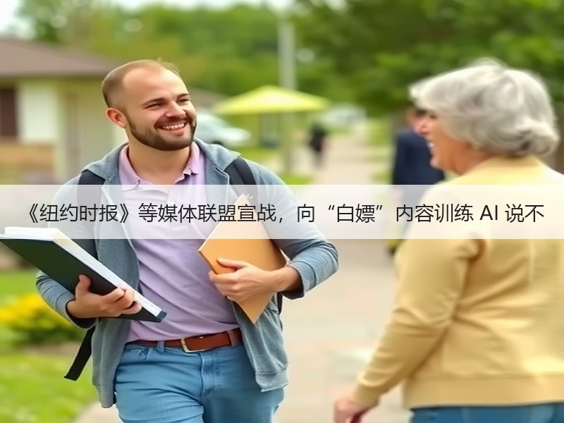《纽约时报》等媒体联盟宣战，向“白嫖”内