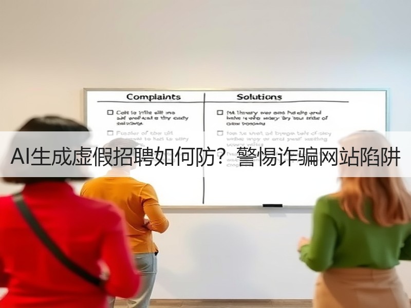 AI生成虚假招聘如何防？警惕诈骗网站陷阱