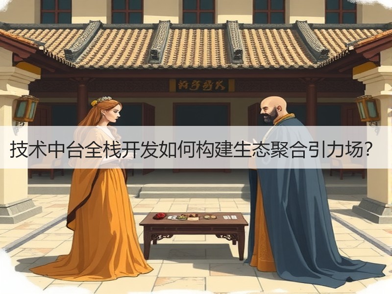 技术中台全栈开发如何构建生态聚合引力场？