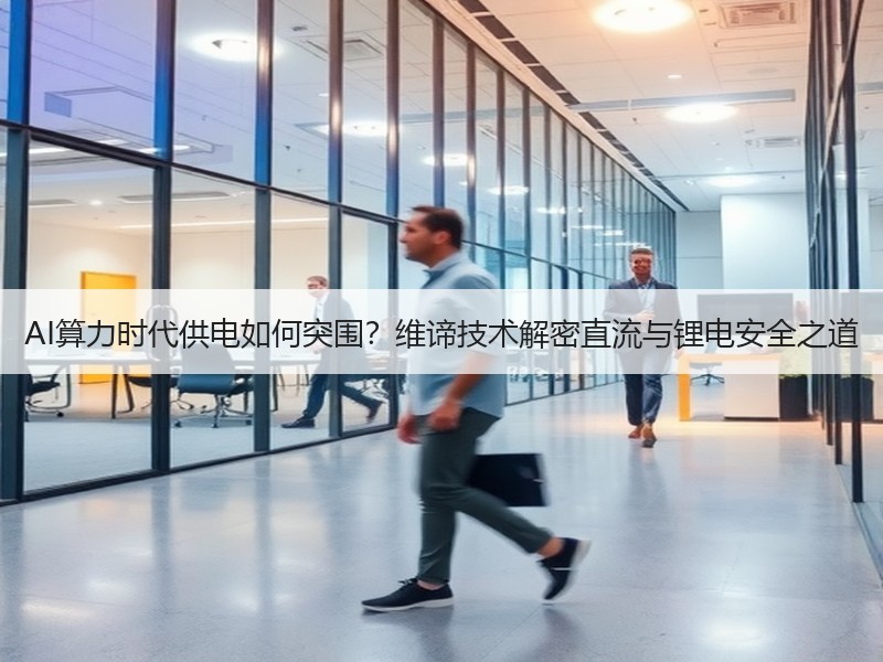 AI算力时代供电如何突围？维谛技术解密直