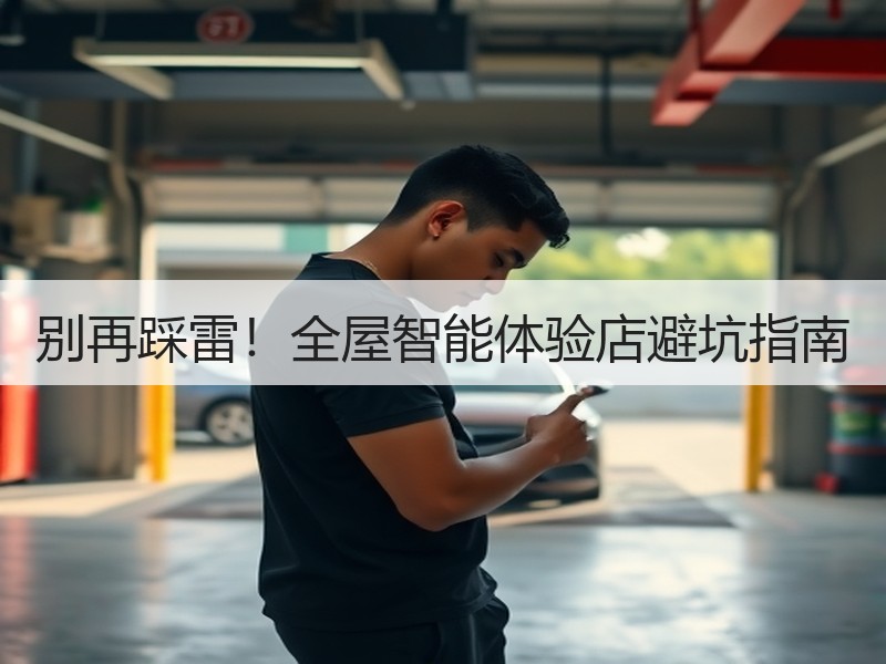 别再踩雷！全屋智能体验店避坑指南