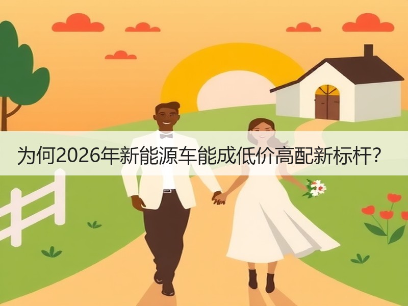为何2026年新能源车能成低价高配新标杆