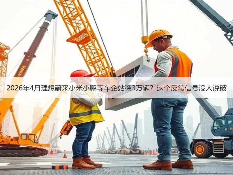 2026年4月理想蔚来小米小鹏等车企站稳