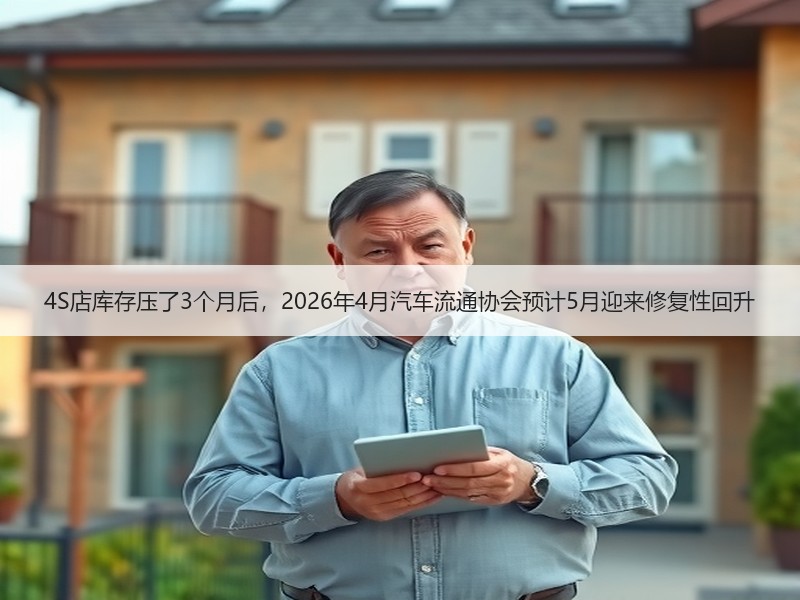 4S店库存压了3个月后，2026年4月汽