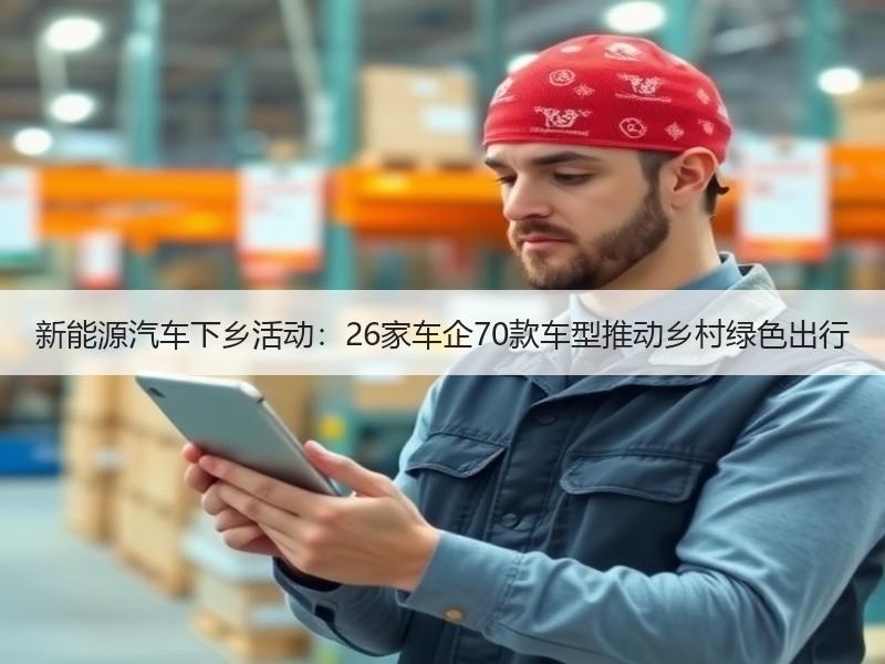新能源汽车下乡活动：26家车企70款车型