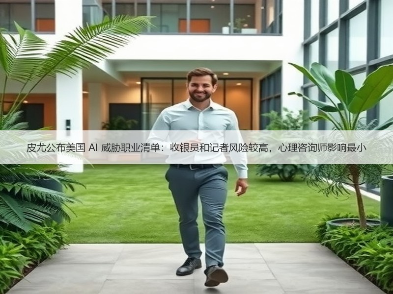 皮尤公布美国 AI 威胁职业清单：收银员