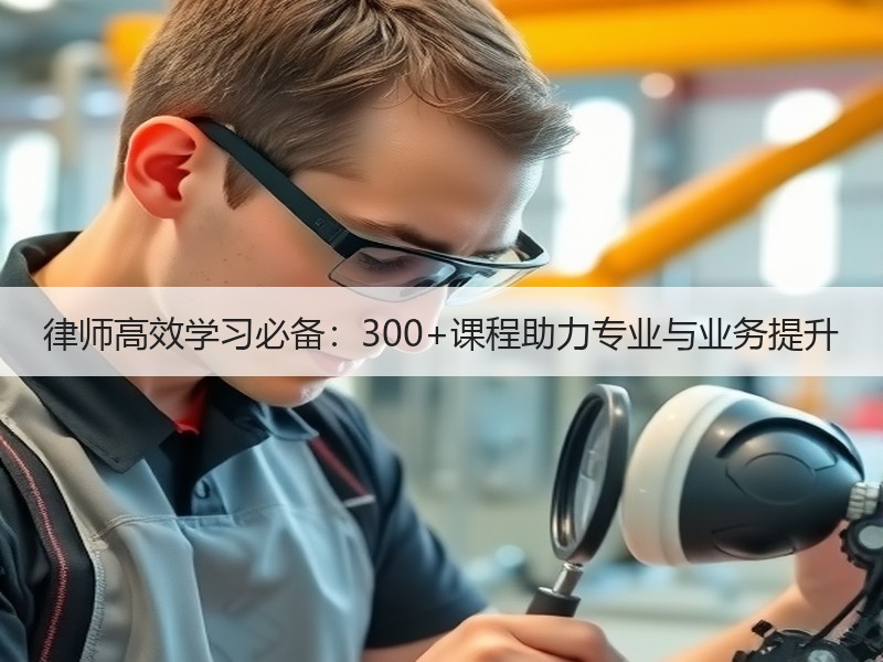 律师高效学习必备：300+课程助力专业与