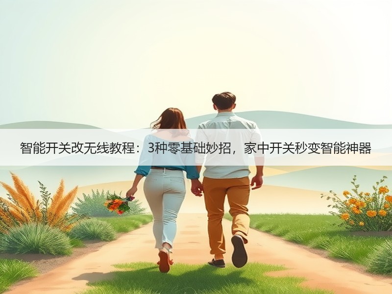 智能开关改无线教程：3种零基础妙招，家中