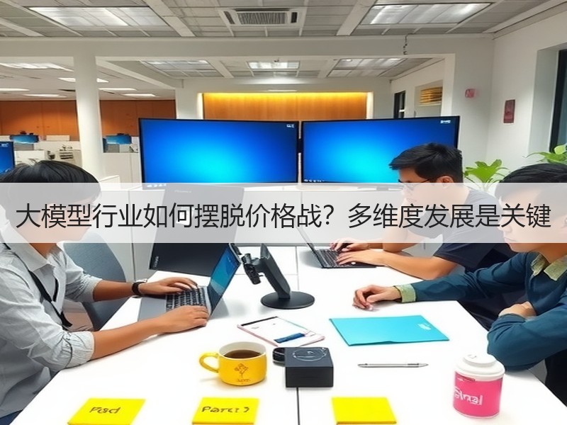 大模型行业如何摆脱价格战？多维度发展是关