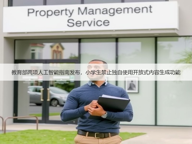 教育部两项人工智能指南发布，小学生禁止独
