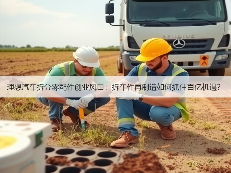理想汽车拆分零配件创业风口：拆车件再制造