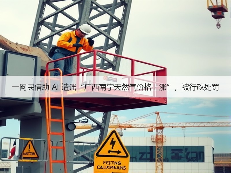 一网民借助 AI 造谣“广西南宁天然气价
