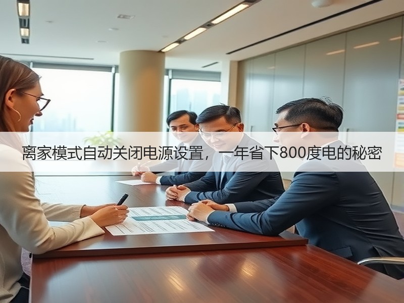 离家模式自动关闭电源设置，一年省下800