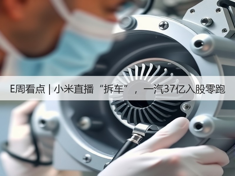 E周看点 | 小米直播“拆车”，一汽37