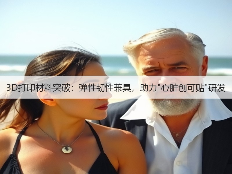 3D打印材料突破：弹性韧性兼具，助力
