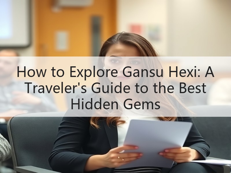 How to Explore Gansu