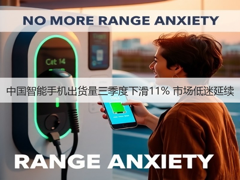 中国智能手机出货量三季度下滑11% 市场