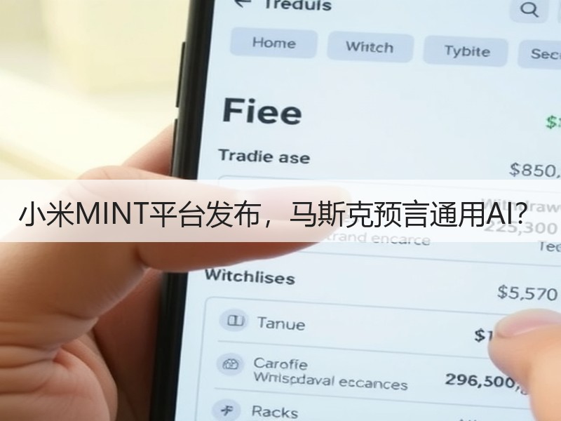 小米MINT平台发布，马斯克预言通用AI