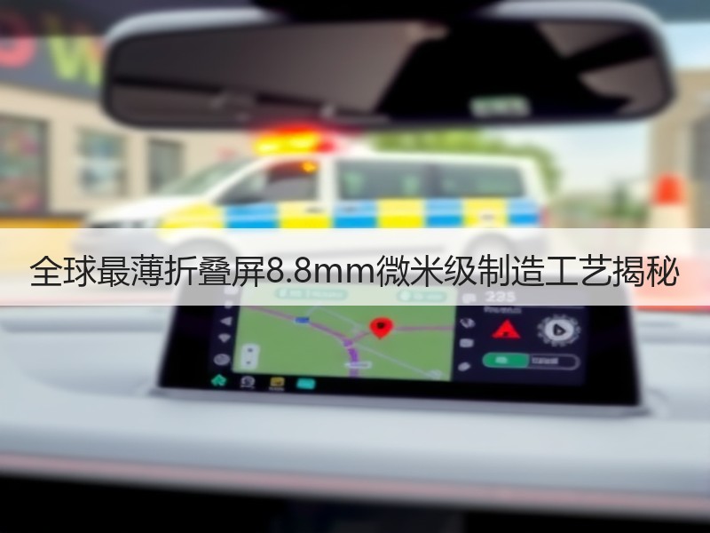 全球最薄折叠屏8.8mm微米级制造工艺揭