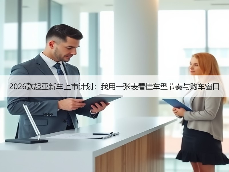 2026款起亚新车上市计划：我用一张表看