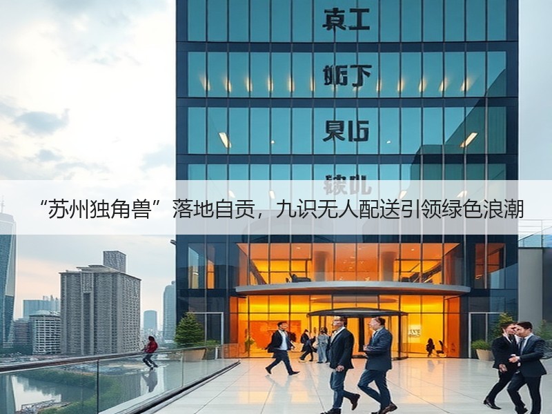 “苏州独角兽”落地自贡，九识无人配送引领