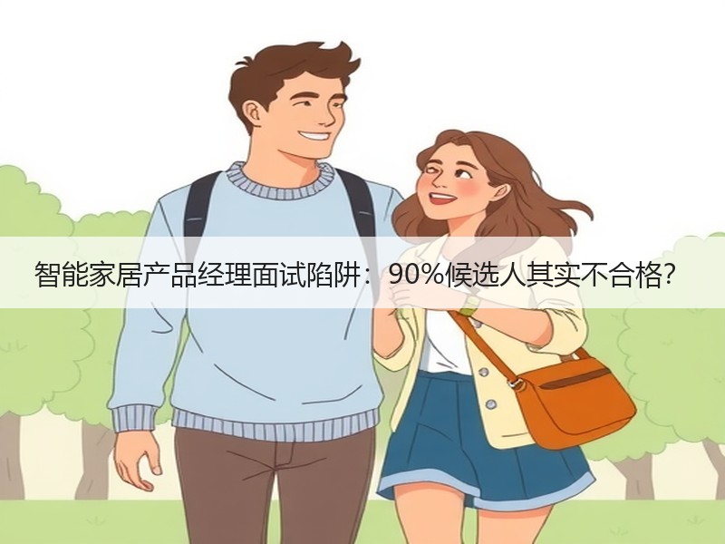 智能家居产品经理面试陷阱：90%候选人其