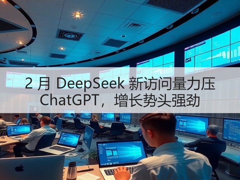 2 月 DeepSeek 新访问量力压 