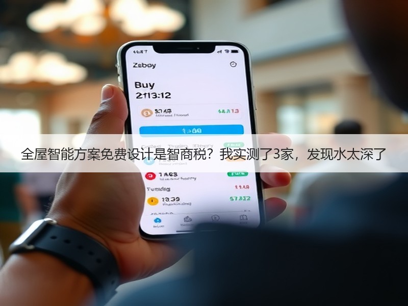 全屋智能方案免费设计是智商税？我实测了3