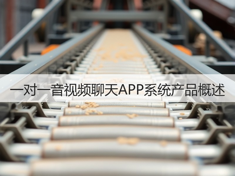 一对一音视频聊天APP系统产品概述