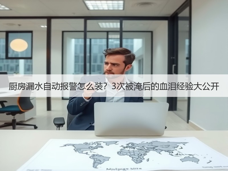 厨房漏水自动报警怎么装？3次被淹后的血泪