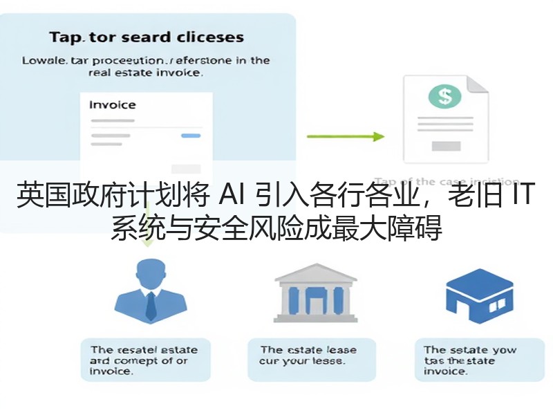 英国政府计划将 AI 引入各行各业，老旧