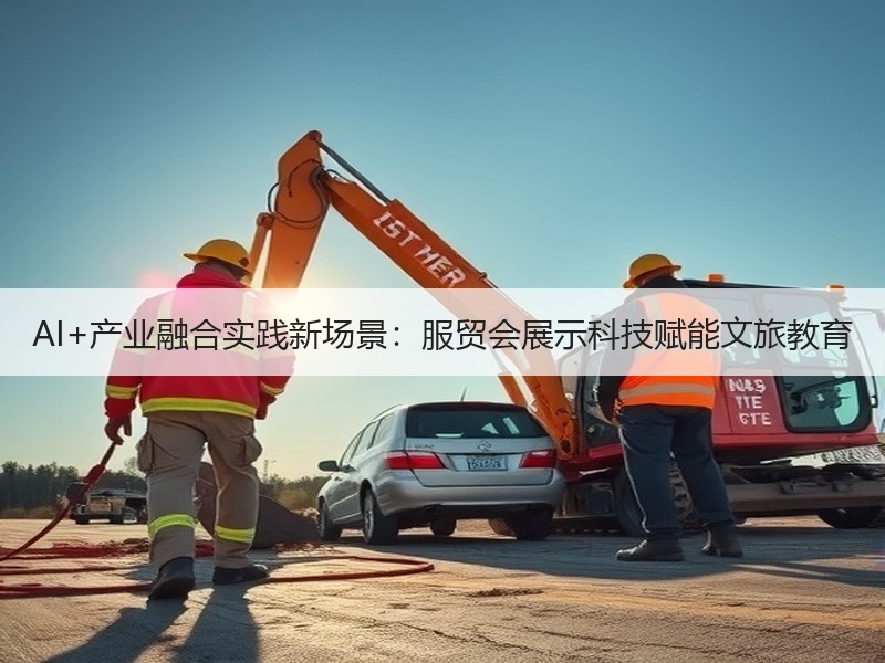 AI+产业融合实践新场景：服贸会展示科技