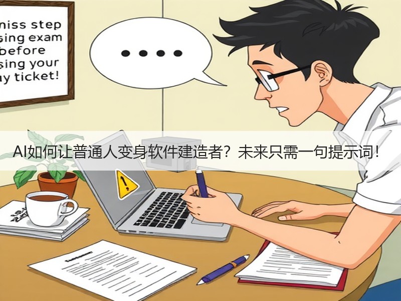 AI如何让普通人变身软件建造者？未来只需