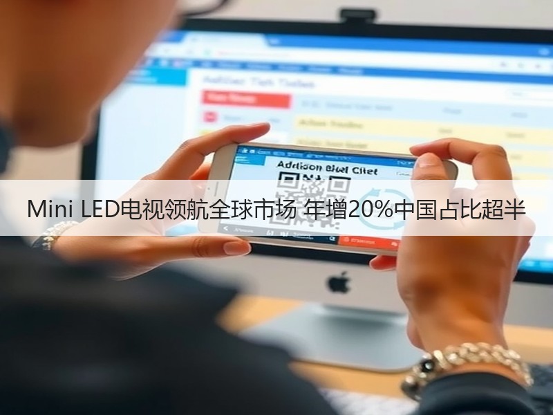 Mini LED电视领航全球市场 年增2