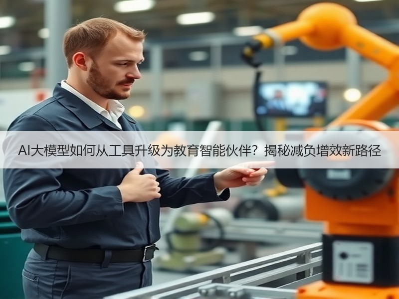 AI大模型如何从工具升级为教育智能伙伴？