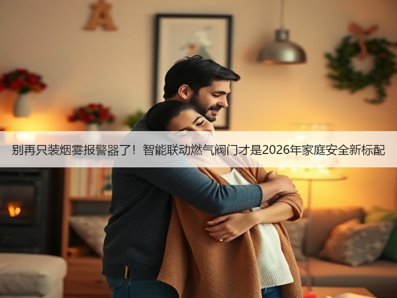 别再只装烟雾报警器了！智能联动燃气阀门才