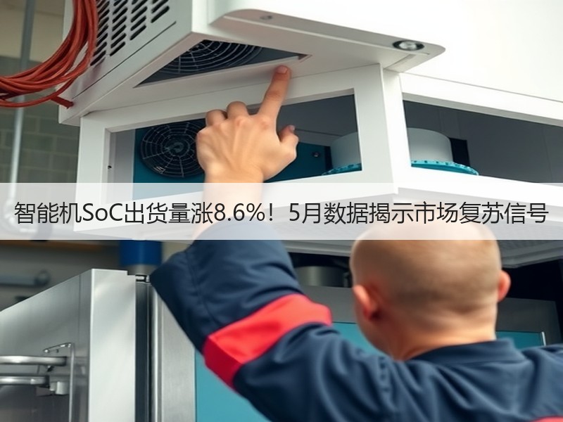 智能机SoC出货量涨8.6%！5月数据揭