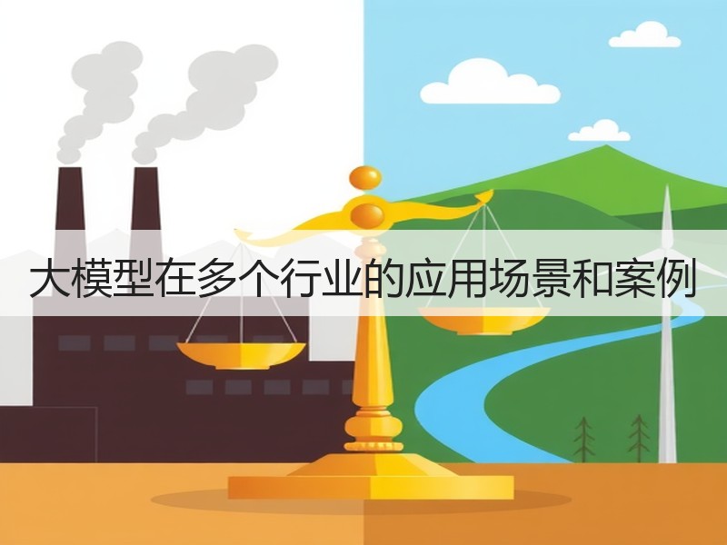 大模型在多个行业的应用场景和案例