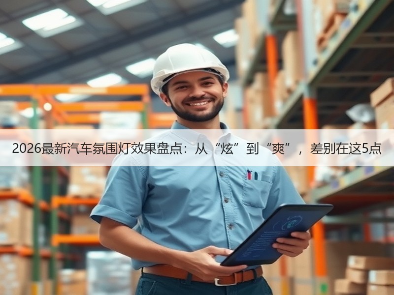 2026最新汽车氛围灯效果盘点：从“炫”